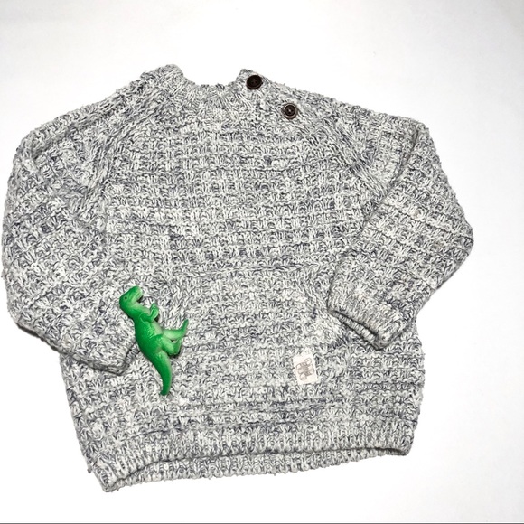 baby boy grey sweater